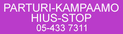 PARTURI-KAMPAAMO HIUS-STOP logo